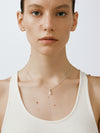 OLIO E ACETO Sterling Silver Quartzite/Lapis Lazuli/Red Snakeskin Jade Morning Dew Pendant Necklace OLIO-OA13N03-YB White (OA13N01)